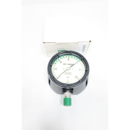 Mcdaniel Controls 4-1/2In 1/2In 0-30Psi Npt Pressure Gauge MPB/SCBG AB11214